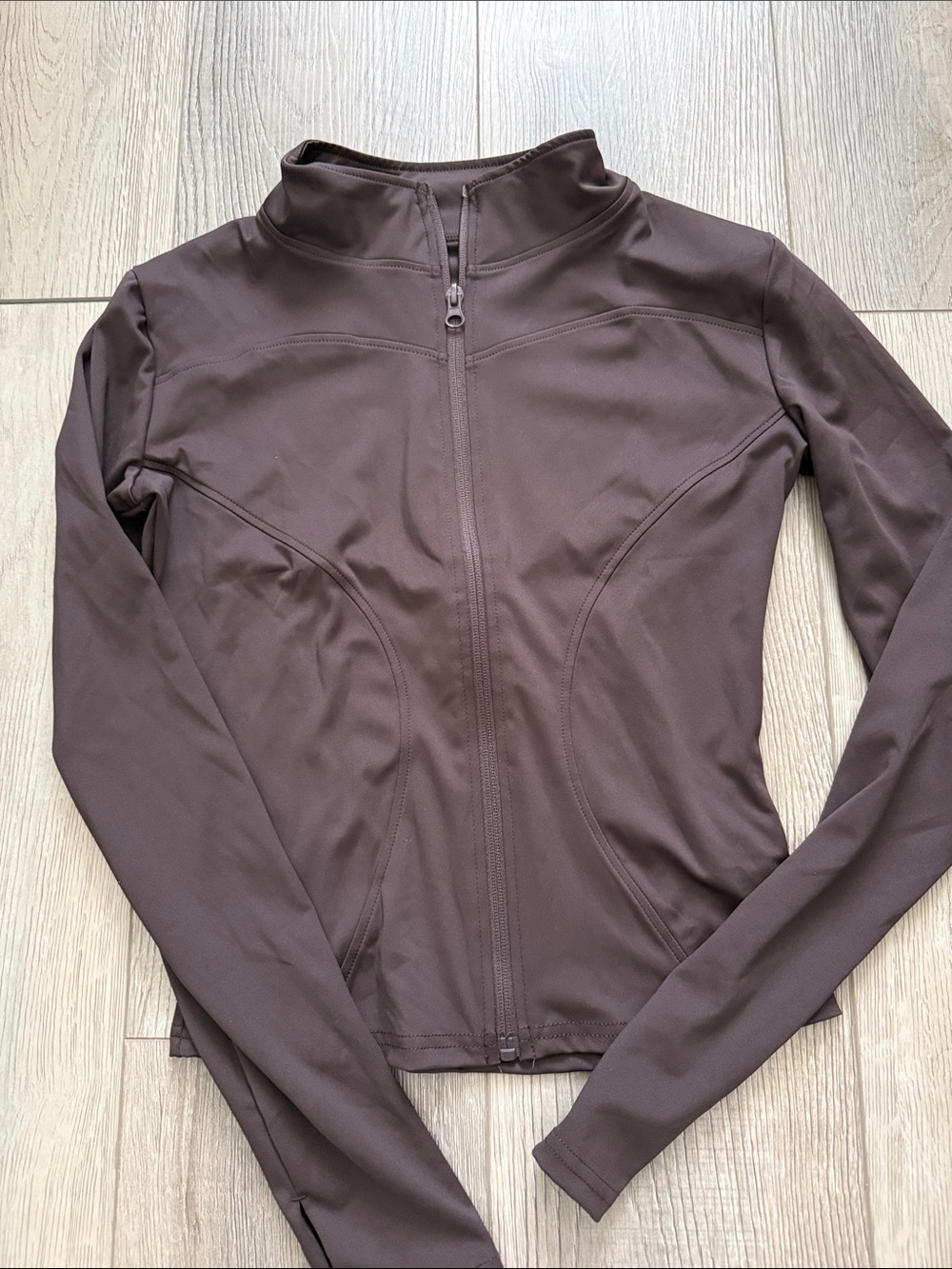 Women’s brown Full-Zip Jacket - no brand